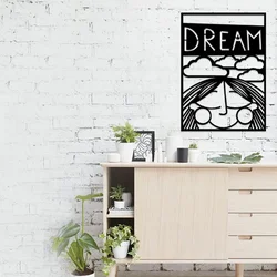 Wallity Zidna dekoracija Dream, Crna