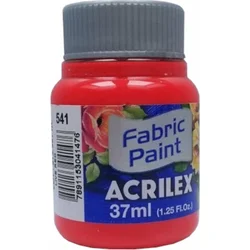 Acrilex 4140541 Barvilo za tekstil 37 ml Bright Red