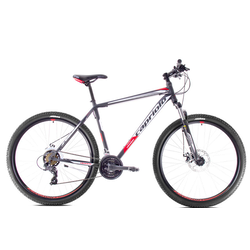 MTB bicikl Capriolo Oxygen Disc 29 Boja:Crno-crvena Veličina rama:19