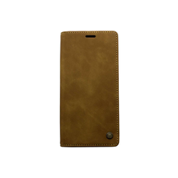 Maska za telefon LEATHER RETRO FLIP za Samsung A42/A426F, Svetlobraon