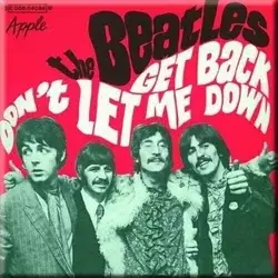 The Beatles Get Back/Dont Let Me Down Magnet