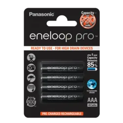 Panasonic eneloop Pro HR03 AAA baterije (punjive) NiMH 900 mAh 1.2 V 4 komada