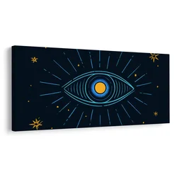 Slika vesoljsko oko z žarom - 80x40