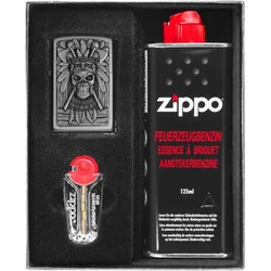 shumee Darilni set vžigalnikov ZIPPO INDIAN SKULL št. 1
