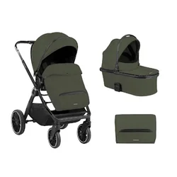 KikkaBoo Kolica Tiffany 2in1 set sa tvrdom korpom Army Green (KKB20154)