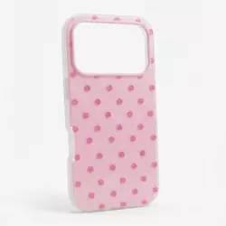 Maska Candy Dots za iPhone 17 Pro pink