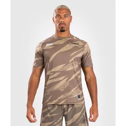 UFC Adrenaline by Venum Authentic Fight Week Dry Tech Majica Kratki Rukav Desert Camo XXL