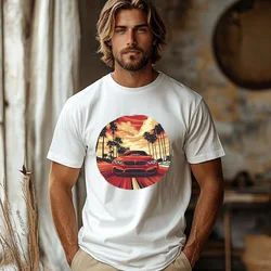 Camiseta Majica sa štampanim printom Cam 839, Muška, Bela