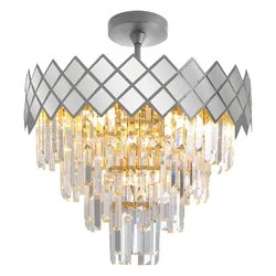 Luster na stalku CARISMA 9xE14/40W/230V matni hrom