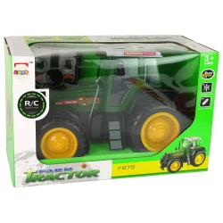 Zeleno-črni R/C traktor na daljinsko upravljanje 38 cm