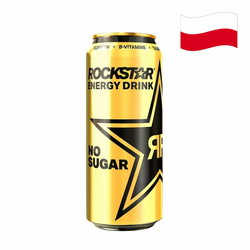 Rockstar Energy No Sugar - energijska pijača, 500ml