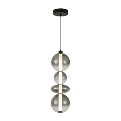 LED luster na sajli DAPHNE LED/36W/230V siva