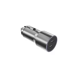 Winner Group - Autopunjač 2x USB-C Power Delivery 60W, srebrni