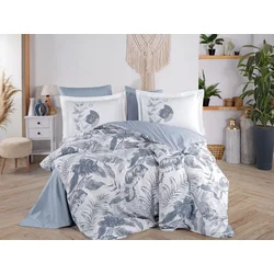 Lessentiel Maison Set poplin posteljine, Plavi