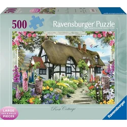 Ravensburger - Puzzle Robinson: Rožna koča XXL - 500 kosov