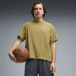 PUMA Art Class Oversized Tee Men, Men, Chai Latte, S