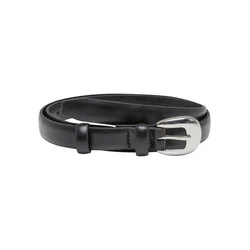 Chunky Buckle belt black/silver color