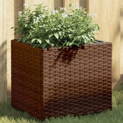 Vrtne sadilice 2 kom smeđa 36 x 30 x 32 cm od poliratana