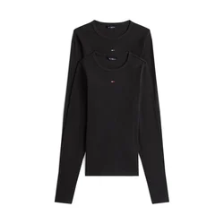 Tommy Jeans Majica Essential črna