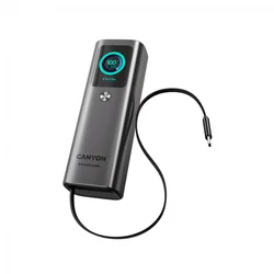 CANYON Built-in cable power bank OnPower 265 20000mAh 165W   Aluminium Dark grey