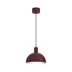 Luster na sajli HANDA 1xE27/15W/230V bordo