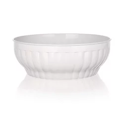 eoshop Skleda za sestavljanje 28 cm, bela, komplet 4 kosov