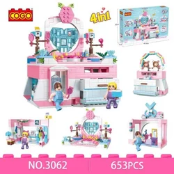 Cogo girls kolekcija:sto za ulepšavanje 4u1-broj delova: 653 ( 93701 )
