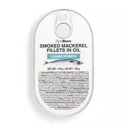 GymBeam Smoked mackerel fillets in oil