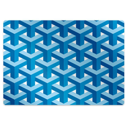 Decormat Podloga za stol Three -dimensional graphics 140x100 cm 2 cm