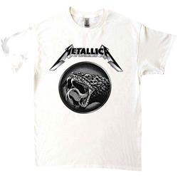 Metallica Majica Black Album Poster White L