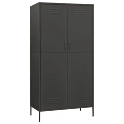 Ormar antracit 90 x 50 x 180 cm čelični