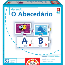 Poučna igra Učimo abecedu Educa 52 dijela - Velika i mala slova od 4-5 godina