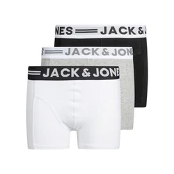 Jack & Jones Junior Spodnjice, bela, črna, siva