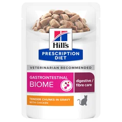 Hills Prescription Diet Medicinska vlažna hrana za mačke, za osetljivo varenje, piletina, 24 x 85 g