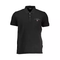 NAPAPIJRI Muška polo majica NP0A4GDL-ELBAS-SS-4_NERO_041, Crna