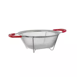5Five® Jekleno kuhinjsko cedilo 22 cm sivo