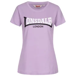 LONSDALE Majica Achnavast lila/črna/bela