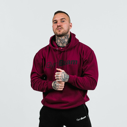 GymBeam ???? PRO Hoodie Burgundy