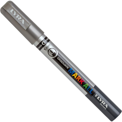 Lyra Graduate Mark Permanent Marker pero 1 mm Silver 1 kos