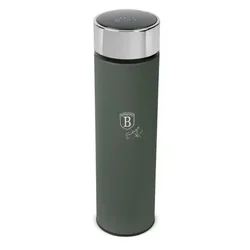 Berlinger Haus Flaša sa LED prikazom temperature Matte Green Collection BH-9679, 0,5L, Zelena