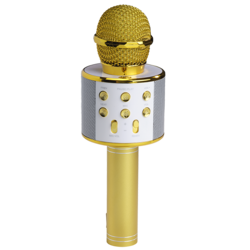 Denver KMS-20G MK2 Karaoke mikrofon, Bluetooth, Zlatni