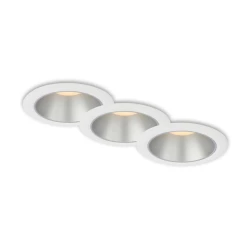 Briloner 7041-036 - SET od 3 LED ugradne plafonske svetiljke za kupatilo LED/4,9W/230V bela