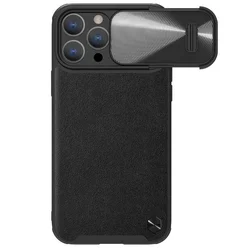 NILLKIN Maska za telefon iphone 14 Pro Max Leather S crna