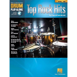 TOP ROCK HITS PLAY ALONG DRUM + AUDIO ACCESS