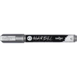 Darwi Marbel Marker pero 4 mm Silver N°080 1 kos