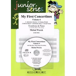 WOREK:MY FIRST CONCERTINOS VOL.6 +CD TROMBOME & PIANO