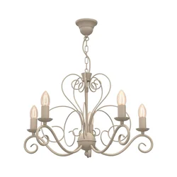 Luster na lancu MAURO 5xE14/15W/230V bež
