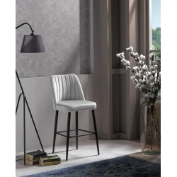 Hanah Home Set 2 barske stolice Krem-Crni