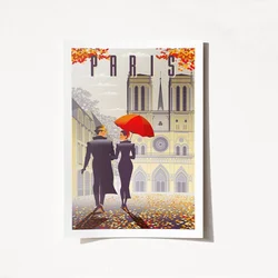 Wallity Poster Paris-1965, 21x29,7 cm