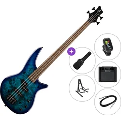 Jackson JS Series Spectra Bass JS2P SET 2 Blue Burst Električna bas kitara